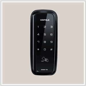 Khóa điện tử Hafele ER5900-TCB cho cửa sẳt / Màu đen, mã số 912.05.657